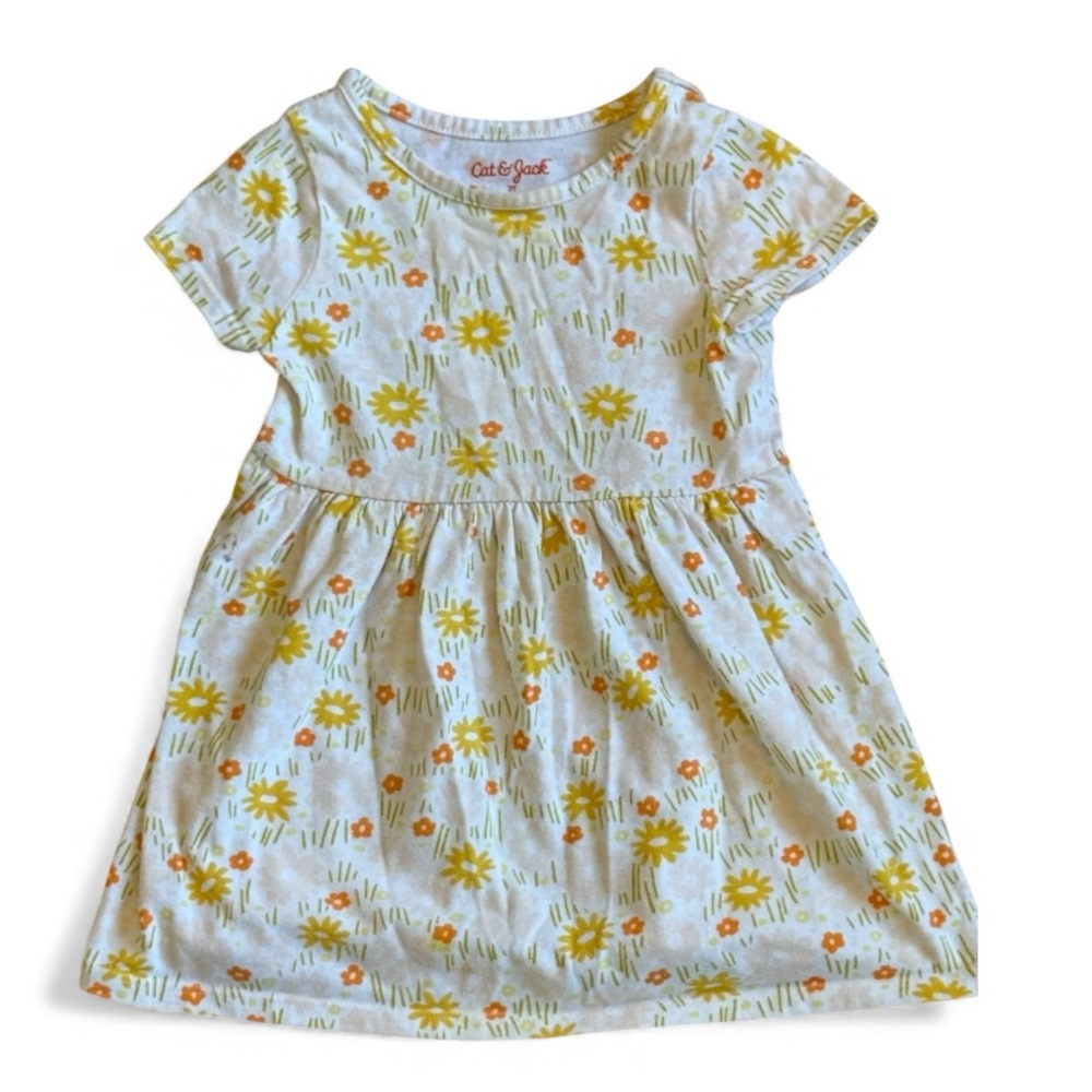 Cat & Jack girls short sleeve dress- size 2T